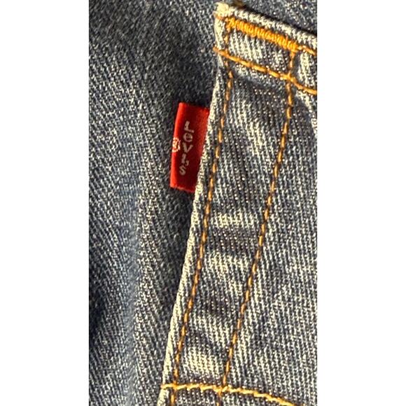 Levis 550 Flannel Lined Blue Jeans Men's 40 x 30‎ Red Tag - Picture 10 of 10